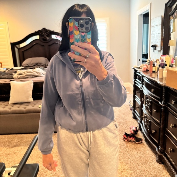 Lululemon Softstreme full zip hoodie Blue Zip-Up Hoodie - Picture 9 of 10